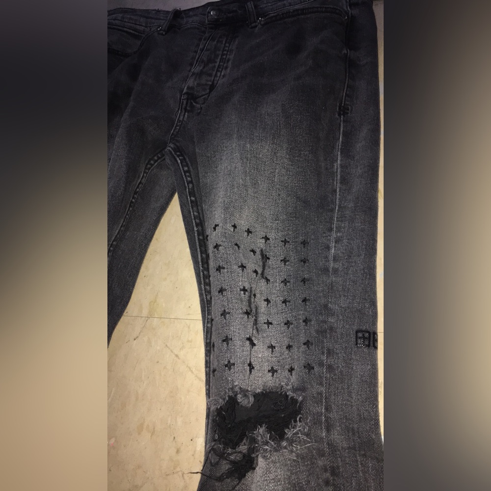 Grey/black Ksubi jeans